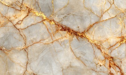 White marble surface with luxurious gold veins texture