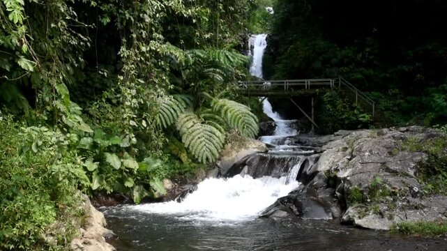 Gitgit waterfall in Buleleng regency of Bali