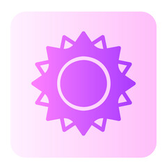 sun gradient icon