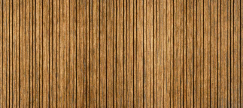 wood bamboo background, vertical brown old grunge wooden, rustic texture,  acoustic wall panel wallpaper , wide long banner 