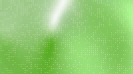 A vibrant liquid green background with a subtle pattern of small white dots and a streak of light - Powered by Adobe