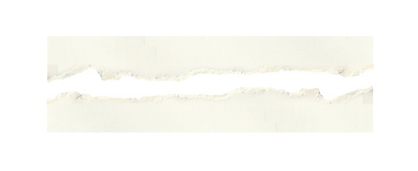 torn blank pages with uneven texture edges. set of ripped white paper sheets png isolated on transparent background.