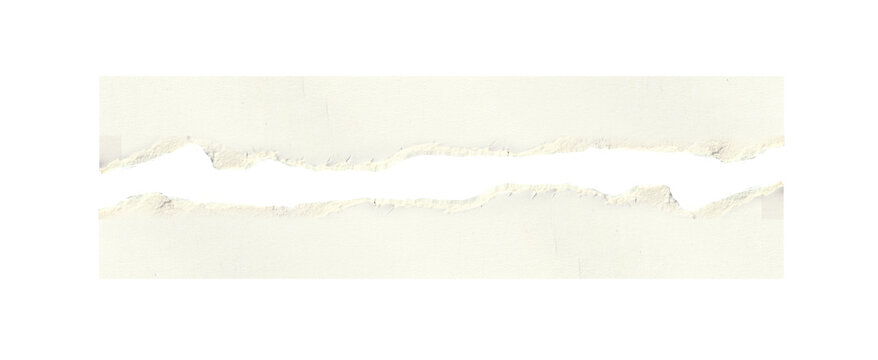 torn blank pages with uneven texture edges. set of ripped white paper sheets png isolated on transparent background.