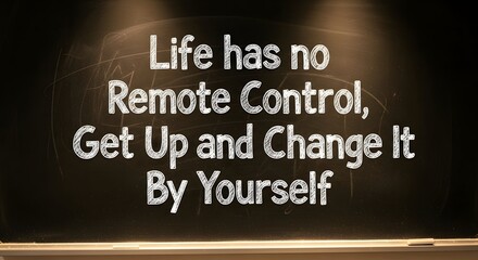 Motivational School Chalkboard With Teacher’s Handwriting