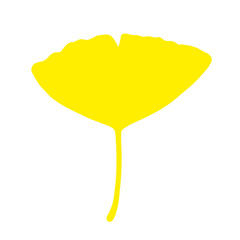 シンプルなイチョウの葉①