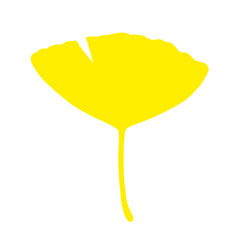 シンプルなイチョウの葉②