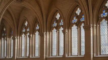 Christmas Decoration with Beautifully Decorated Tree and Gifts in a Contemporary Styled Living Room