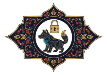 Cybernetic Fox Symbolizing Digital Security and Intelligence