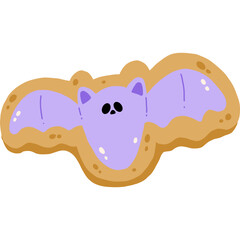 Cute halloween Cookie hand Drawn