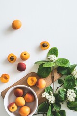 Fresh Apricots Minimal Kitchen Setup