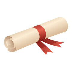 Transparent vector image png graduation certificate