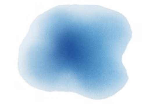 Abstract blue soft cloud or smoke shape on transparent background creating gradient bubble flow effect - Powered by Adobe