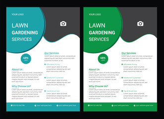 lawn and garden flyer design template landscaping services Tree and gardening service poster Agro farm service flyer Lawn and gardening service flyer design Tree and gardening service poster leaflet l