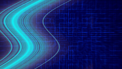 抽象的な背景　青いライン
