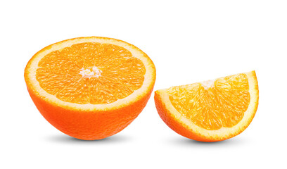orange isolated on transparent png ( image from camera )