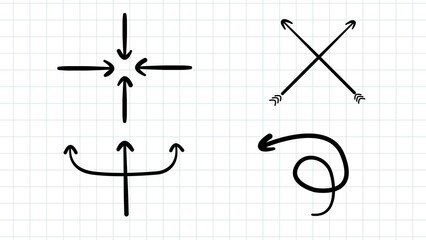 Infographic Hand Drawn Arrows