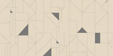 Minimalist geometric pattern with clean lines and modern shapes for creative projects, offering a unique and stylish visual element for contemporary designs and artistic expression