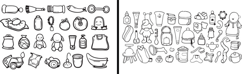 kitchen tools doodle, household items sketch, minimal utensils vector, culinary art illustration, daily cooking equipment, hand drawn kitchen concept, domestic tools artwork, simple kitchen set, black