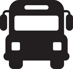 Car and bus icon vector illustration on white background