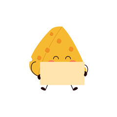 Cute Cheese Characters Elements Collection