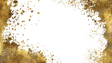 Gold glitter. Golden sparkle confetti. Shiny glittering dust. Abstract shiny color gold wave design element. gold brash texture