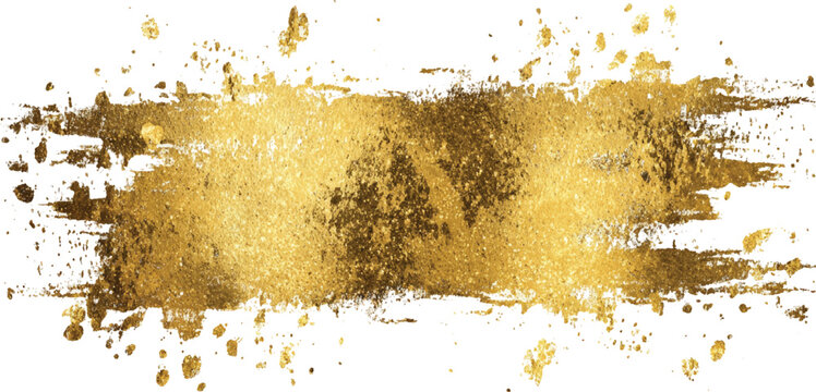 Gold glitter. Golden sparkle confetti. Shiny glittering dust. Abstract shiny color gold wave design element. gold brash texture