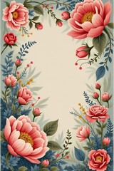 vintage floral background