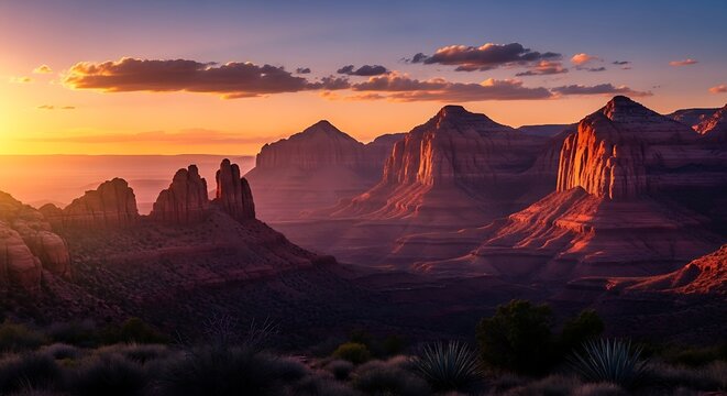 grand canyon sunset arizona
