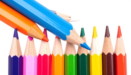 Colorful Pencils - A Vibrant Collection for Artistic Expression and Creativity.