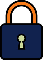 Closed Padlock Security Icon