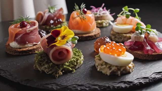 Gourmet Canap?s and Appetizers - A Culinary Delight for Special Occasions.