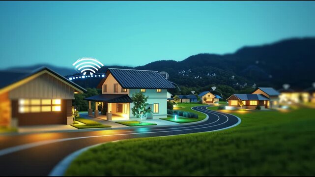 High-speed internet delivered to the city.