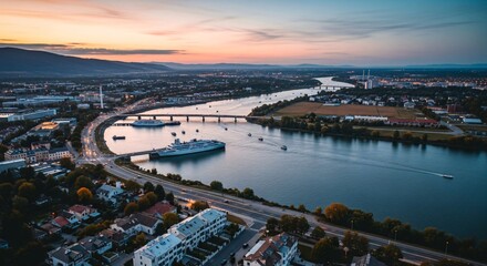 Fototapeta premium a large body of water