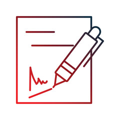 Sign icon with white background vector stock illustration