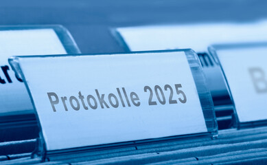 Protokolle 2025 -Symbolfoto