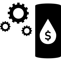 Oil Solid Icon