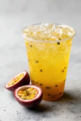 Citrus Passion Fruit Sparkling Soda