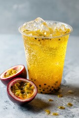Passion Fruit Sparkling Beverage