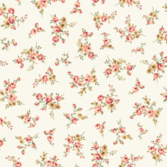 A collection of rose materials ideal for textile design,