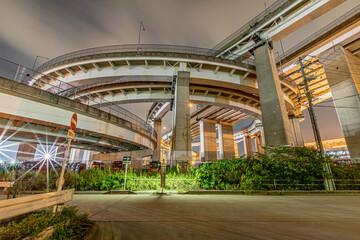 名港潮見インター夜景