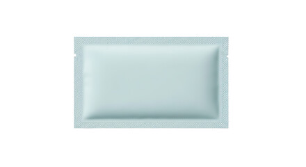 Empty Light Blue Rectangular Serving Tray for Food.