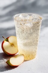 Apple Sparkling Ade with Golden Bubbles