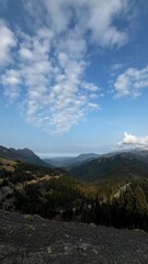 Obraz premium clouds over the mountains