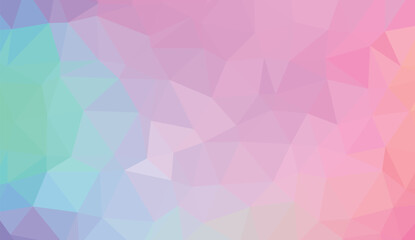 gradient multicolor pastel background on triangle pattern 