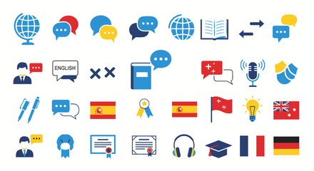 Global Communication and Language Learning: International Icons and Linguistic Symbols