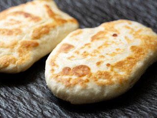 Handmade bread on a plate