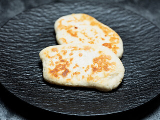 Handmade bread on a plate