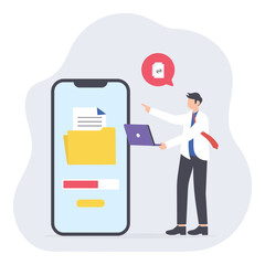 File Transfer PNG File On Transparent Background 