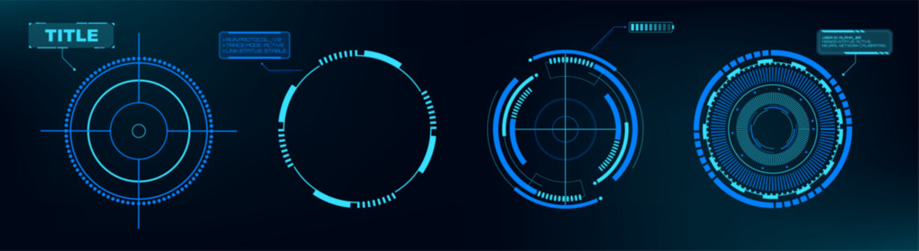 Futuristic HUD Elements and Target Scopes Collection