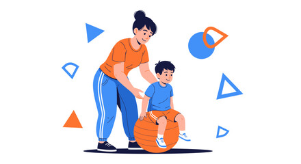 Supporting A Child's Balance and Coordination with Fun Exercises and Therapeutic Care